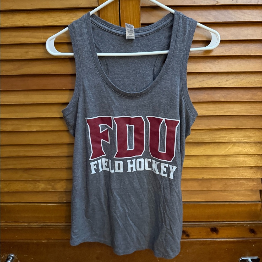 Gray FDU Field Hockey Tank Top